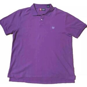 Men's Chaps Purple Polo Size XL